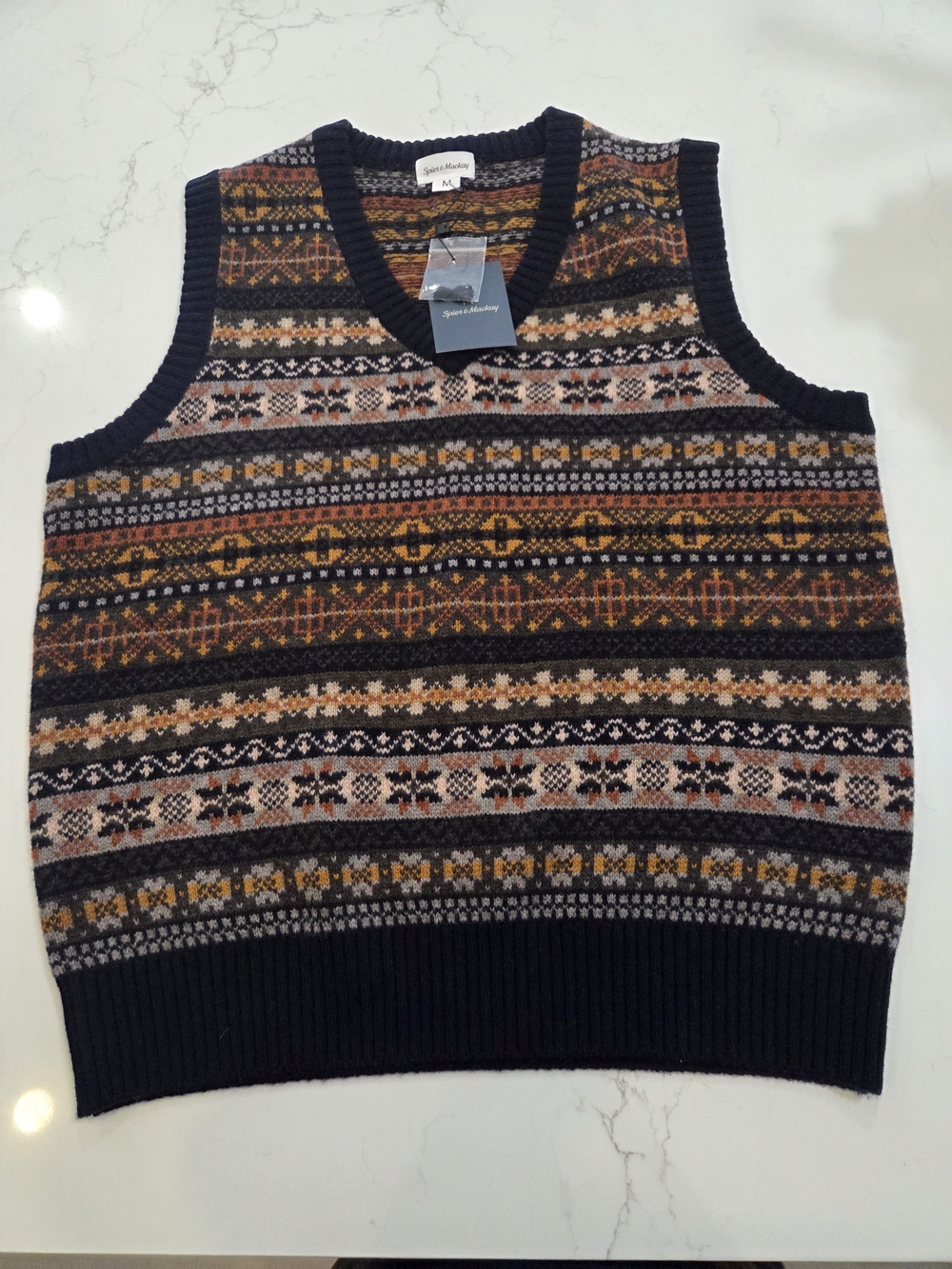 Spier & Mackay Fair Isle Vest - Size Medium